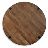 Hanneforth - Round Cocktail Table - Brown