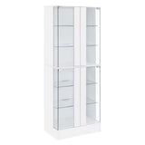 Cabra - 4-door LED Curio Display Cabinet