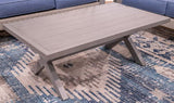 Half Moon Beach - Gray - Rectangular Cocktail Table