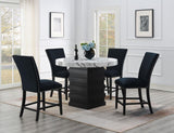 D141 - Round Counter Height Table - White