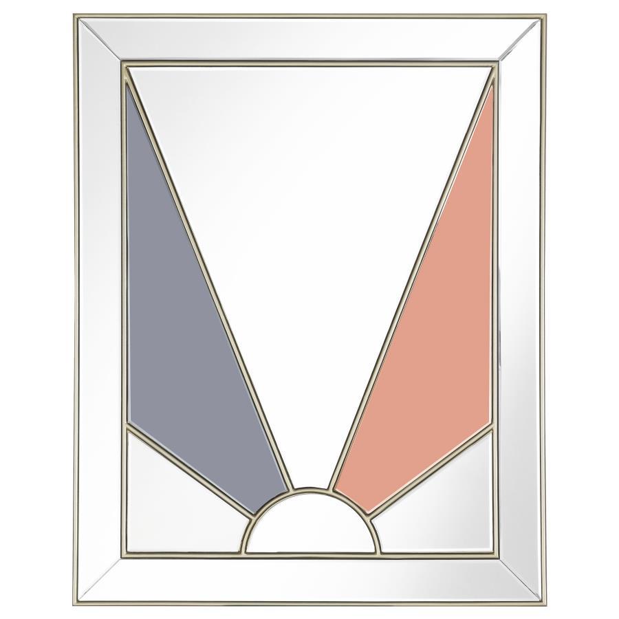 Calixte - Wall Mirror - Champagne And Silver