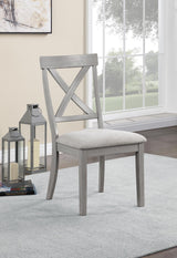 D166 - Dining Upholstered Side Chair (Set of 2) - Gray