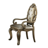 Ragenardus - Arm Chair (Set of 2) - Vintage Synthetic Leather & Vintage Oak