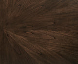 D122 - Dining Upholstered Side Chair - Cherry / Light Gray