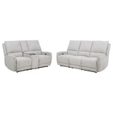 Sylmar - Chenille Power Reclining Sofa Set