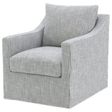 Winter - Upholstered Sloped Arm Accent Swivel Chair