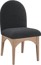Waldorf - Boucle Dining Side Chair With Natural Legs