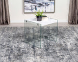 Opal - Rectangular Glass Frame Table