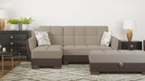Ottomanson Armada Air - Upholstered Convertible Chaise Lounge With Storage