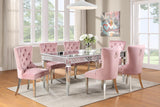 D082 - Dining Table - Shimmer Silver