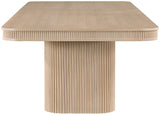 Mohari - Solid Wood And Oak Veneer 112" / 160" Dining Table