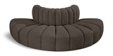 Arc - Boucle Fabric 4 Piece Modular Sofa