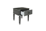 House Beatrice - End Table - Charcoal & Light Gray