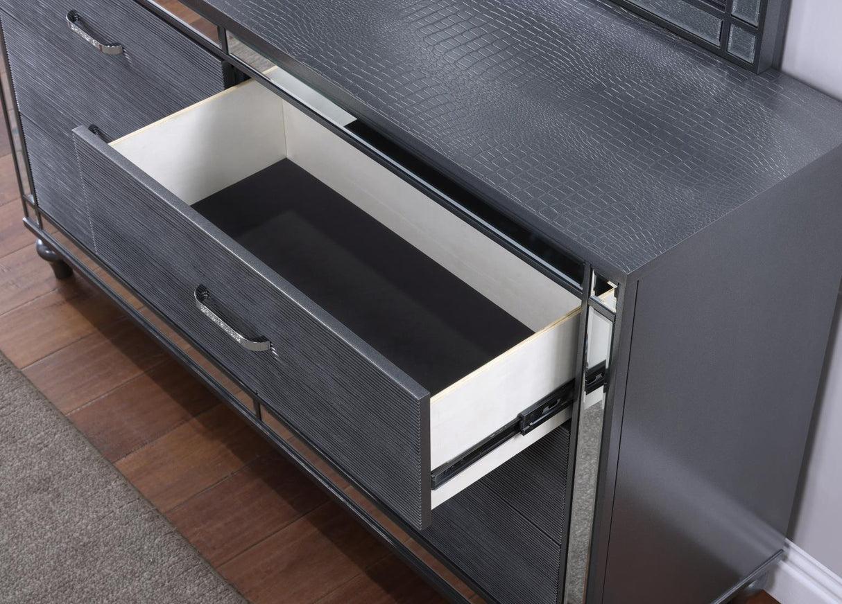 B223 - Dresser - Charcoal Gloss