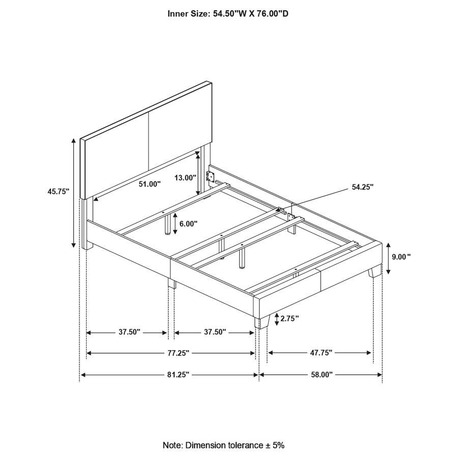 Dorian - Upholstered Panel Bed