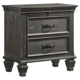 Franco - 2-Drawer Nightstand - Weathered Sage