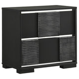 Blacktoft - 2-Drawer Nightstand - Black