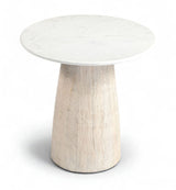 Liona - Marble And Mango Wood Table
