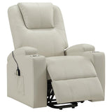 Armstrong - Upholstered Power Lift Massage Recliner