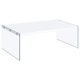 Opal - Rectangular Glass Frame Table