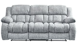 U250 - 3 Piece Living Room Set (Reclining Sofa / Console Reclining Loveseat & Glider Recliner) - Gray