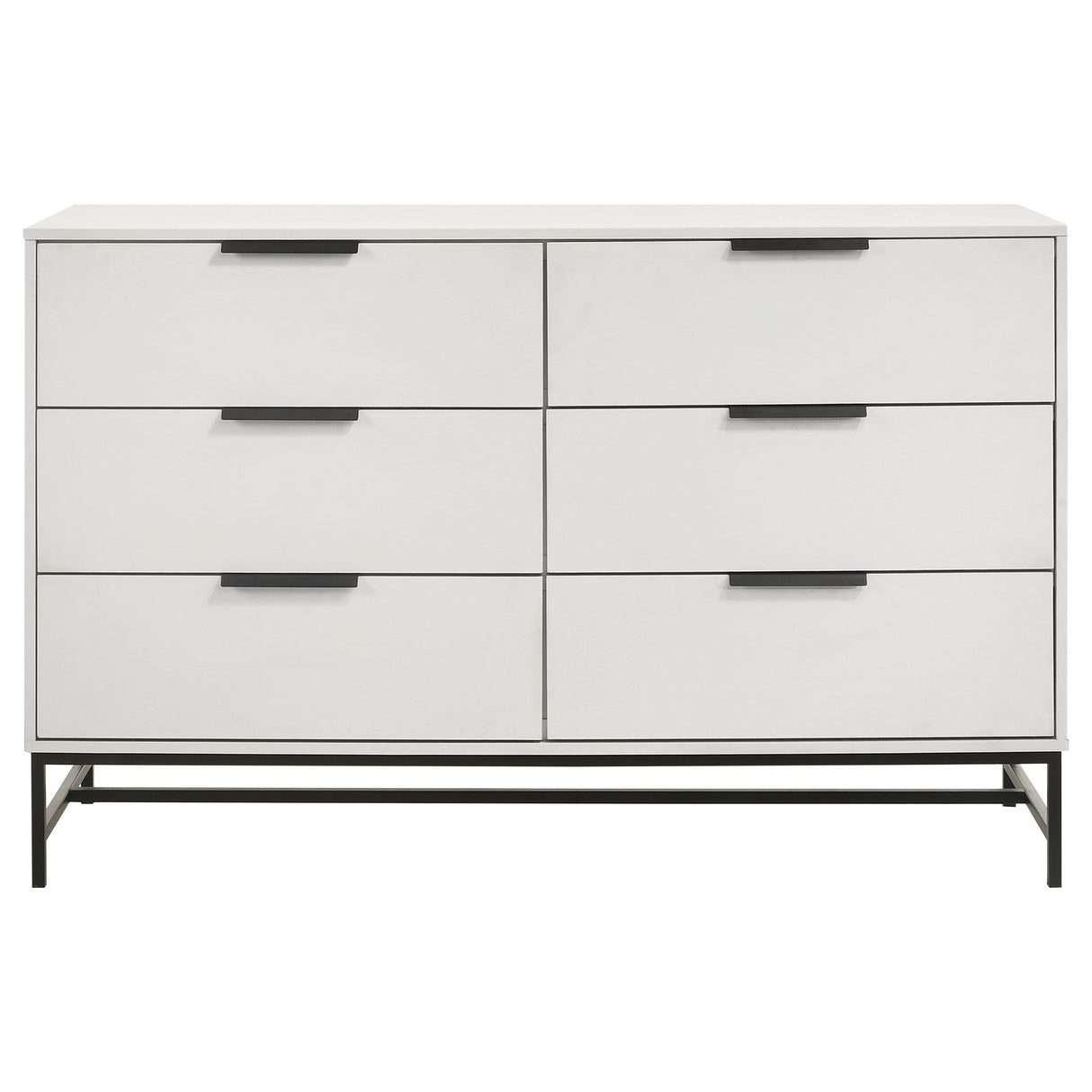 Sonora - 6-Drawer Bedroom Dresser - White