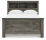 Frandern - Bookcase Panel Bed