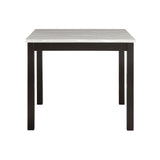 Leon - Bar Table And 4 Bar Stools - Espresso / White