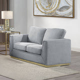Valin - Loveseat - Gray Linen