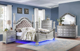 B062 - Mirror - Metallic Shimmer Silver