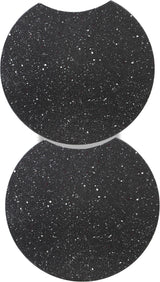 Dimple - 2 Piece Modular End Table - Terazzo Finish