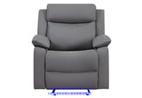 U6026 - Glider Recliner With LED - Gray