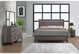 Kate - Nightstand - Foil Gray