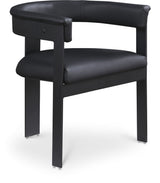 Romeo - Faux Leather Dining Chair With Black Base (Set of 2)