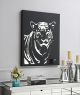 A2015 - LED Wall Art (Tiger) - Pearl Silver