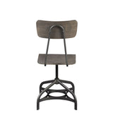 Jonquil - Side Chair With Swivel (Set of 2) - Gray Oak & Sandy Gray