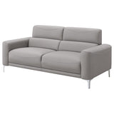 Glenmark - Upholstered Track Arm Sofa - Taupe