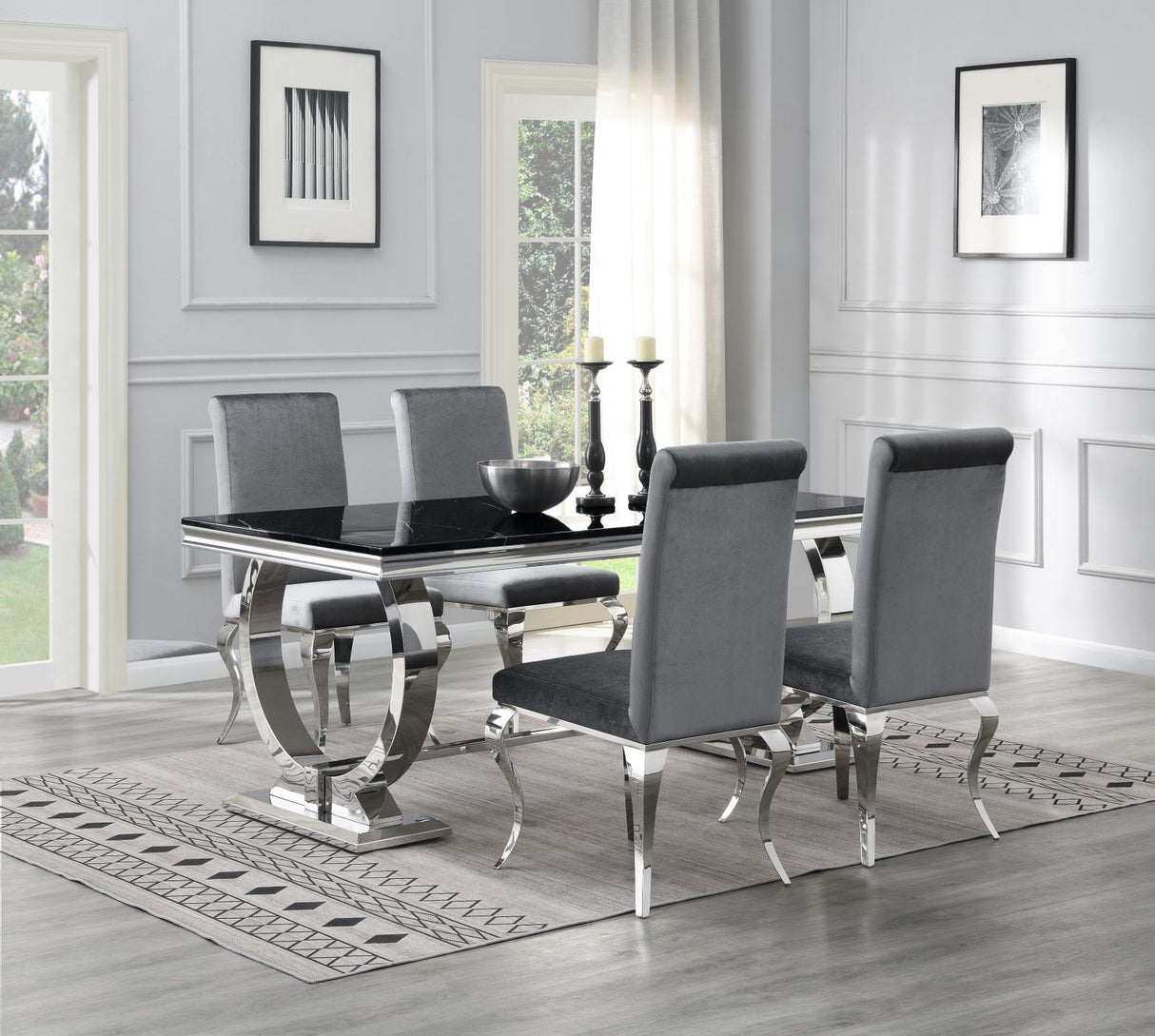 G-082-T-BLACK - Dining Room Set