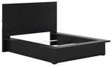 Londer - Queen Panel Bed - Black