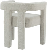 Athena - Boucle Fabric Dining Chair