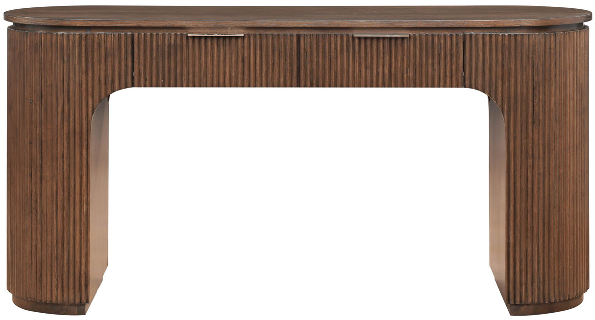 Astrid - Solid Wood And Oak Veneer Desk