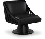 Millwin - Swivel Accent Chair With Black Base