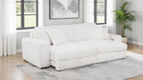 Jacana - Corduroy Upholstered Dual Power Chaise Sofa