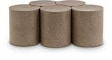 Dimple - 5 Piece Modular Coffee Table - Terazzo Finish