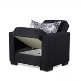 Ottomanson Armada - Upholstered Convertible Armchair With Storage - Polyester