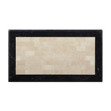 Tayden - Coffee Table With Marble Top - Marble Top & Black