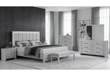 Elsie - 5 Piece Queen Bedroom Set - Light Grey