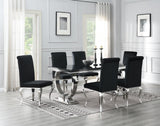 G-082-T-BLACK - Marble Dining Table - Black