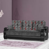 Ottomanson Metroplex - Upholstered Convertible Sofabed With Storage - Gray