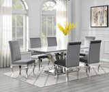 G-083-T-WHITE - Marble Dining Table - White